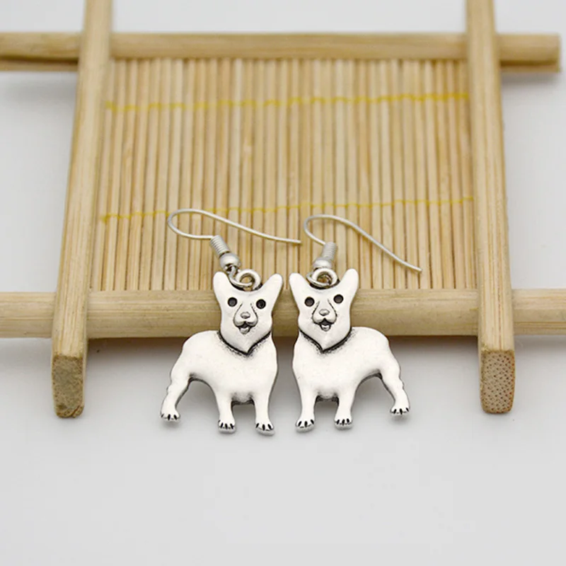 Новый Винтажный хиппи Уэльс может декоративная собака серьги в стиле Бохо корги