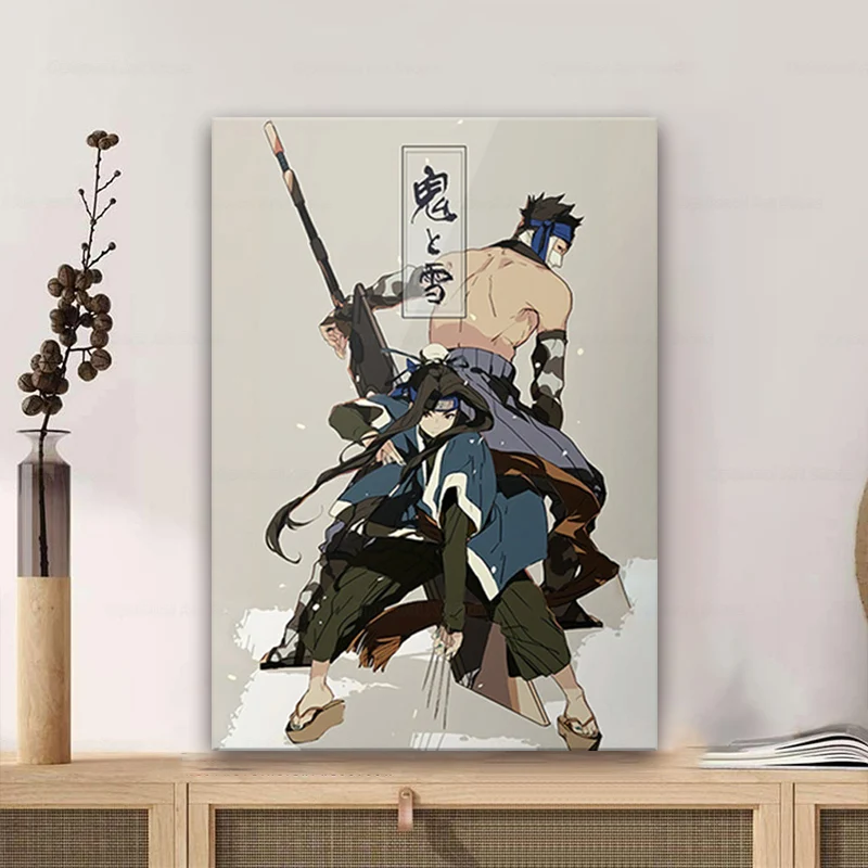 fanart haku and zabuza anime canvas painting decor wall art pictures bedroom study home living room decoration prints poste | Дом и сад