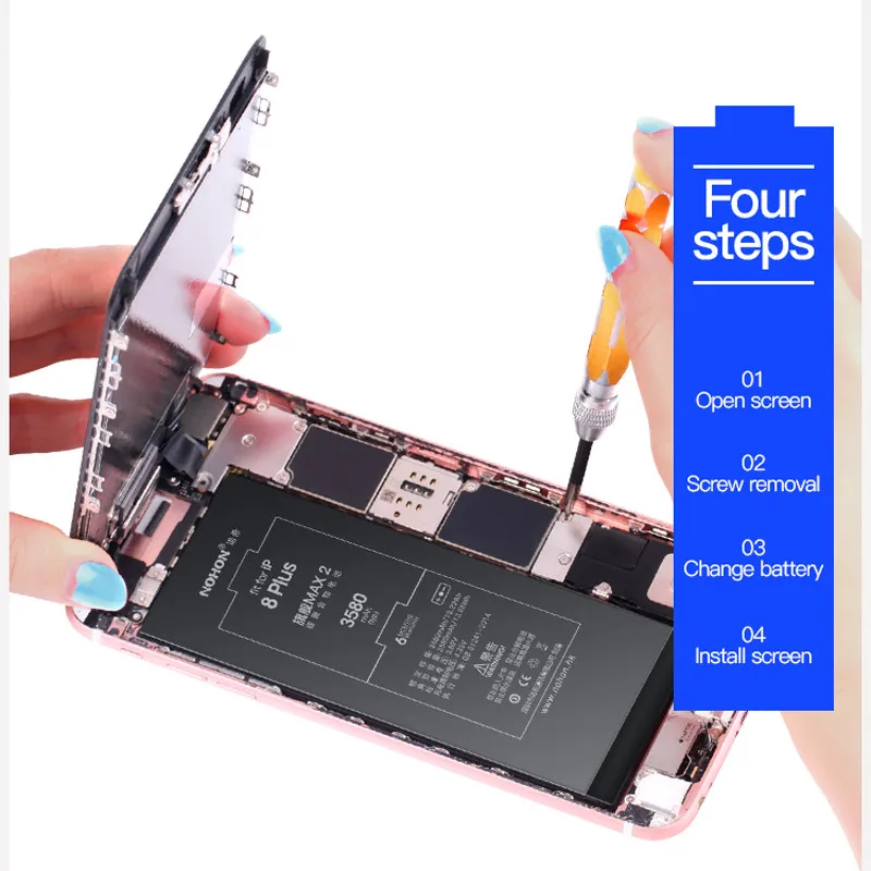 Аккумулятор NOHON для iPhone 5/6 s/2020 Plus/X/XR/XS Max/11 Pro/SE | Мобильные телефоны и аксессуары