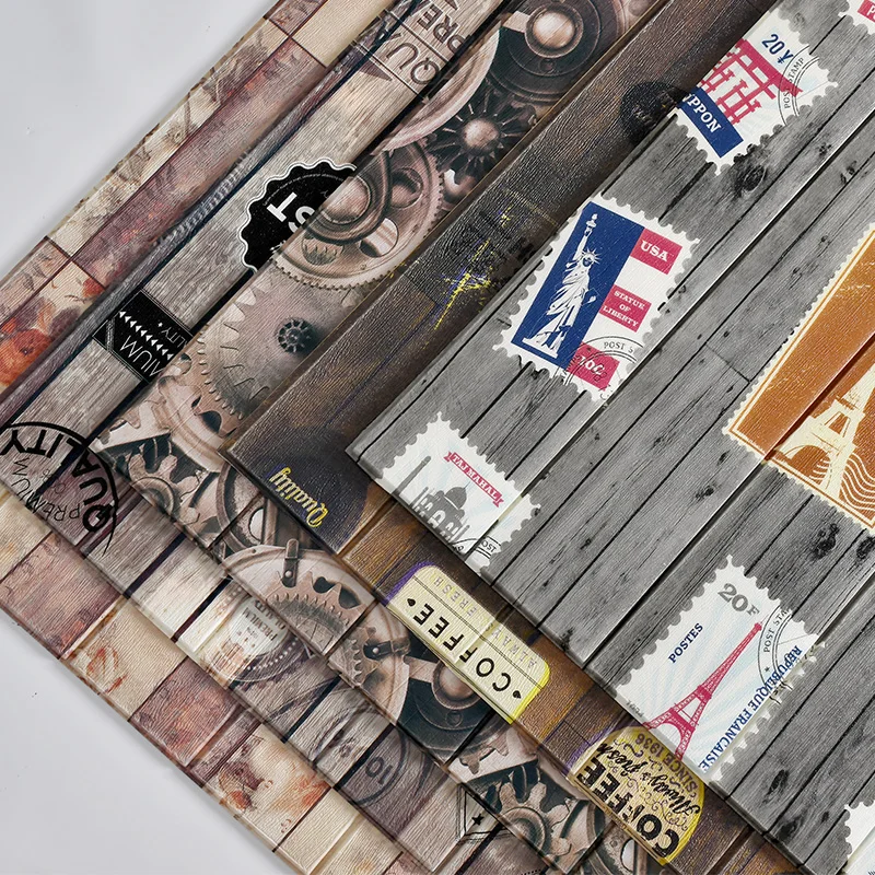 DIY ресторан магазин одежды барбершоп бар фон ремонт стен водонепроницаемые обои |