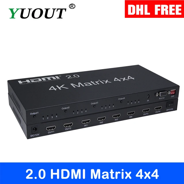 Матрица HDMI 8x8 4x4 Коммутатор 4x2 матрица HDBaseT поддержка HDBT и ИК-контроля RS232 |