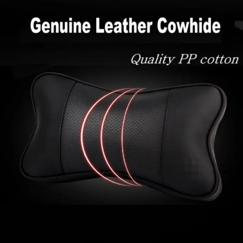 Автомобильный подголовник для сиденья Skoda 3D защита шеи с кожаной/автомобильной