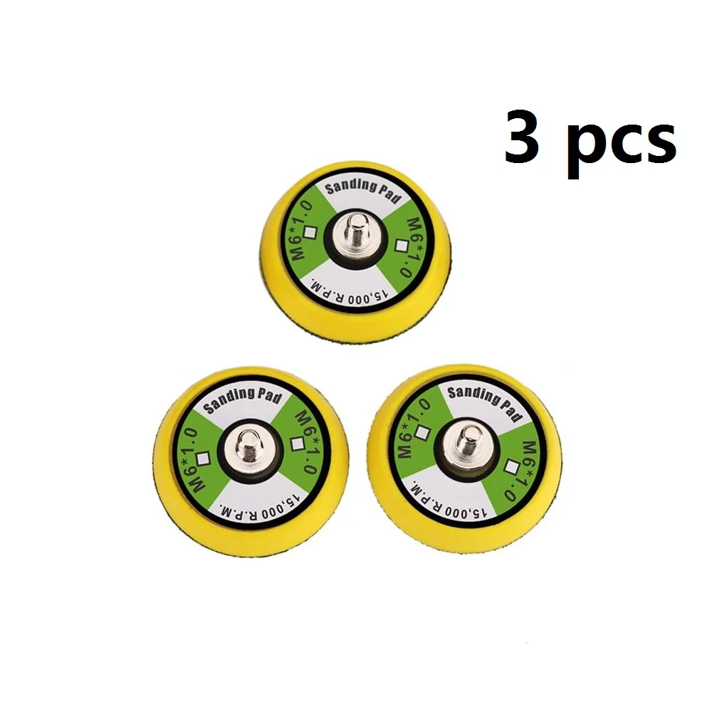 Валиантоин, 3 шт., 2-Дюймовая подложка с крючком, резьба 1/4-20, 15000 об/мин, шлифовальный диск, автоматический полировальный станок, автомобильный полировщик
