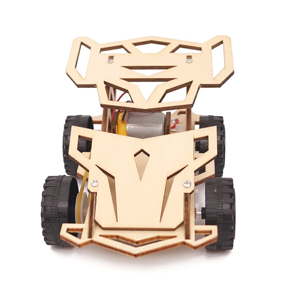 

DIY 4 Wheel Assembling Car Technology Experiment Educational Toy Teach Set Kit
