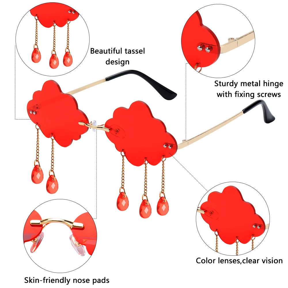 Солнцезащитные очки без оправы UV400 для мотоцикла 1 шт. | Автомобили и мотоциклы