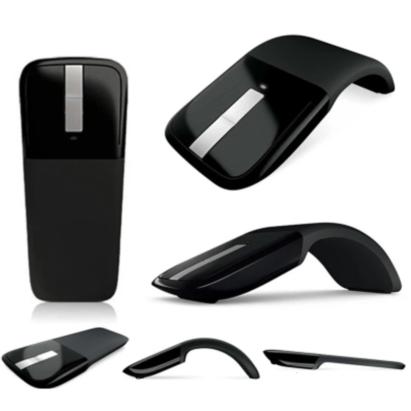 CHYI Складная Беспроводная Arc Touch эргономичная компьютерная мышь Mini Usb оптическая PC Mause 2,4 Ghz 3d складная мышь для ноутбука microsoft