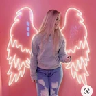 Неоновая вывеска Аngel Wings  Halo, неоновая вывеска для вечевечерние, яркий светодиодный неоновый светильник, домашний декор для стен комнаты