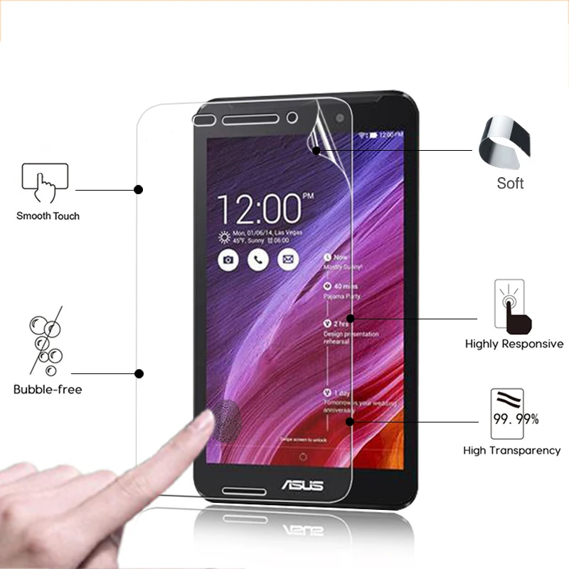 

Premium HD lcd Glossy screen protector film For Asus FonePad 7 FE375CG 7.0" tablet front high clear screen protective films