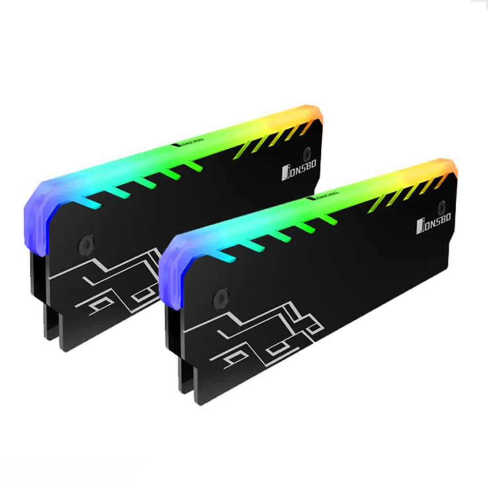 Кулер Jonsbo RGB теплоотвод ОЗУ DDR DDR3 DDR4 для настольных ПК и игр | Компьютеры офис
