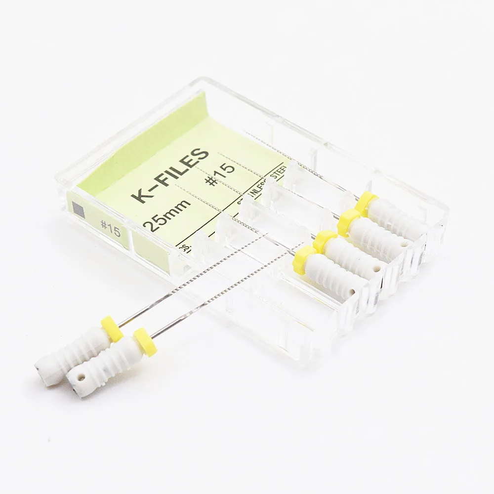 1 коробка эндододонтический корневой канал нержавеющая сталь K-файлы