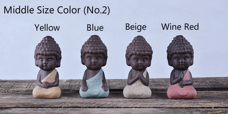 Маленькая статуя Будды статуэтка монаха татагата Индия Йога мандала чай