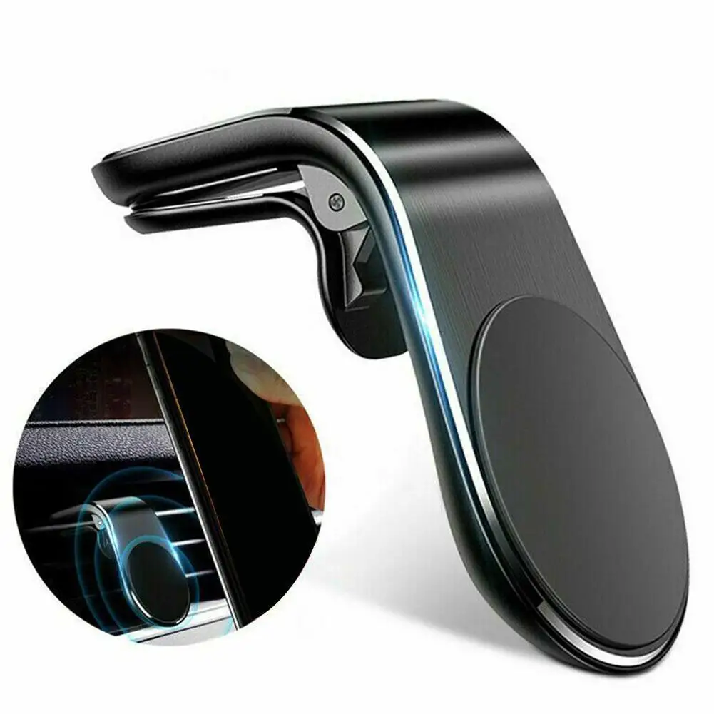 

Magnetic L-Type Phone Holder in Car Smartphone Stand Clip for Mount Car Magnetic Phone Holder Suit to All Model Cellphone