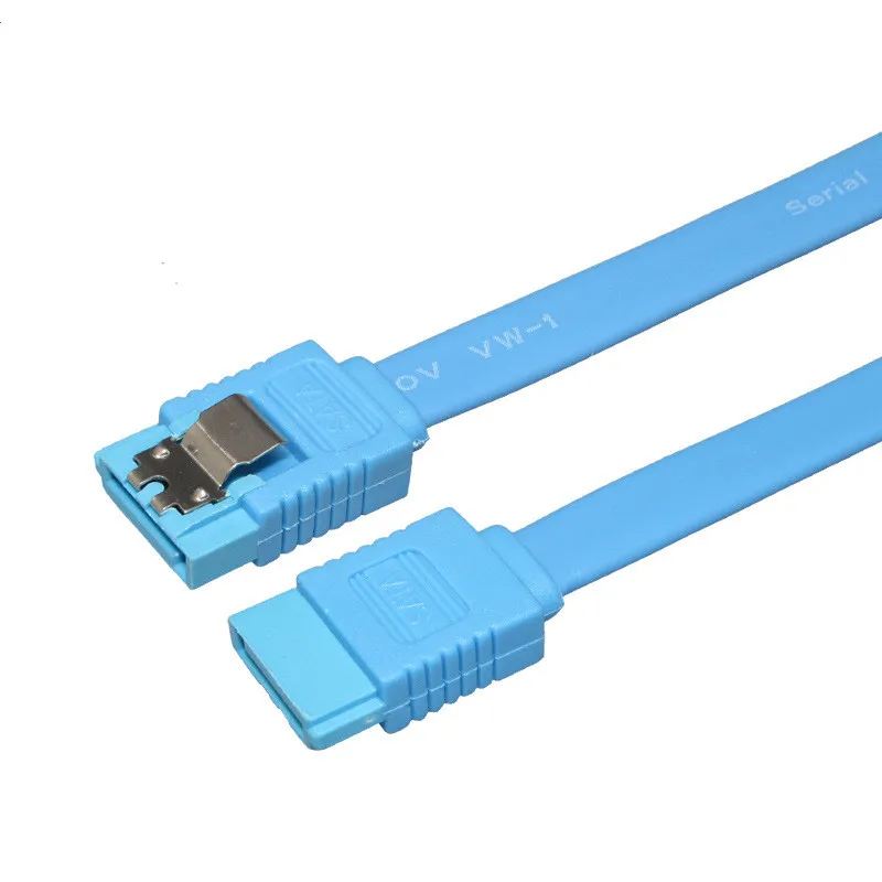 

1pcs SATA 3.0 0.6GB Data Line 3.0 To Hard Disk SSD Adapter HDD Signal Cable 41cm Black Straight High Speed SATA Data Cable