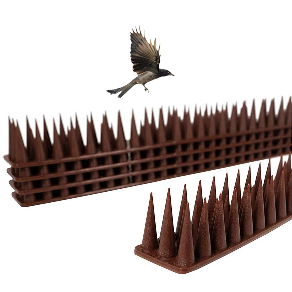 

Bird Spikes 43CM Defender Spikes Squirrel Small Birds Pigeons Repellent Spikes for Outdoor, Wall, Fence Anti Theft Climb Strips