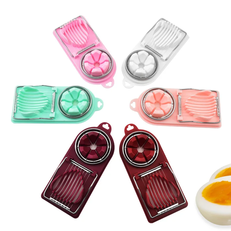 Многофункциональный Нож для яиц нержавеющая сталь слайсер резак форма в форме
