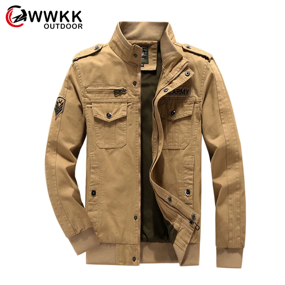 

WWKK Military Tactical Outdoor Camping Hiking Hunting Climbing Jacket Men Army Sportswear Thermal Hunt Hiking Sport Male Jackets