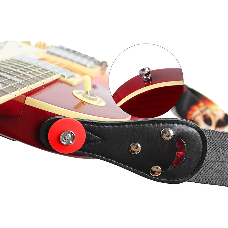 

6Pcs Guitar Parts 3 Left 3 Right Machine Heads Knobs Guitar String Tuning Pegs for Electric or Acoustic Guitar