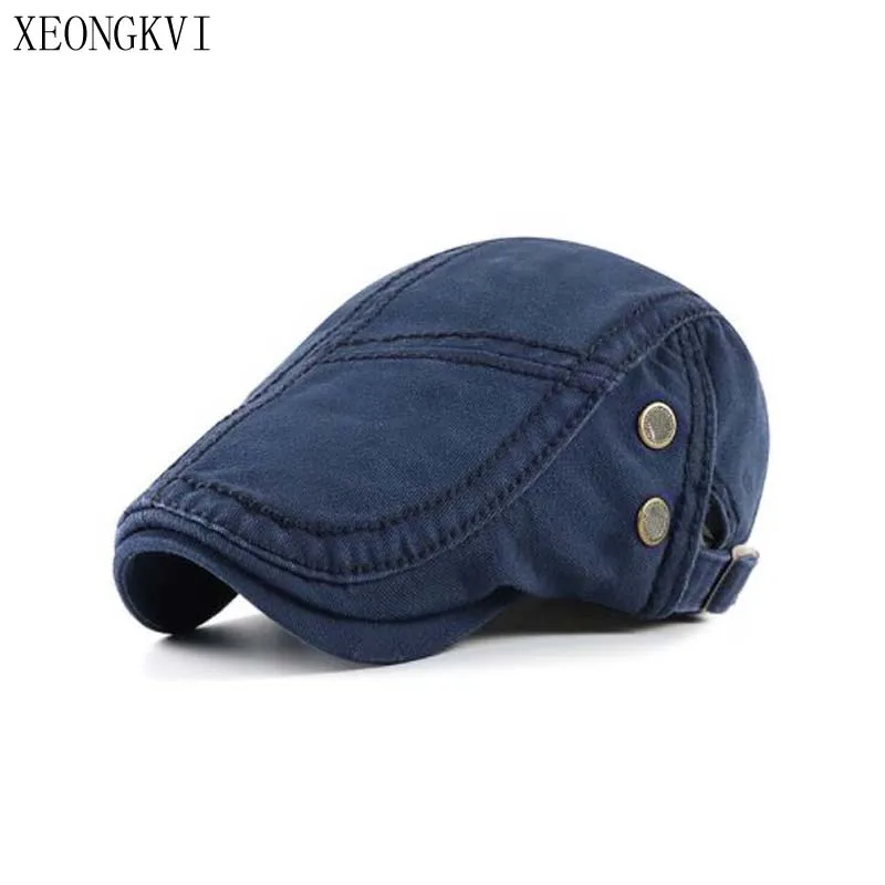 XEONGKVI 2021 Korean Pure Color Running Peaked Cap Spring Autumn Brand Snapback Cotton Hats For Women Men Beret Casquette