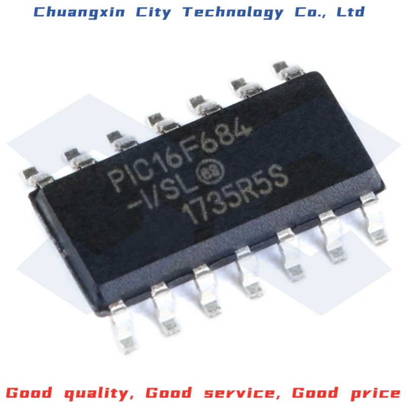 

10PCS 100% New&Original SMD PIC12C509A-04I/SM SOIC-8 / PIC16F684-I/SL SOIC-14 8-bit flash microcontroller IC