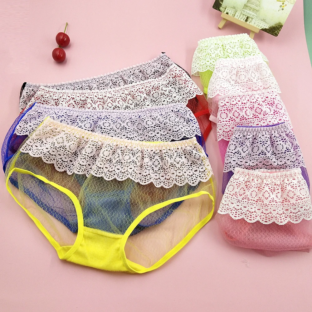 

New Women Lace Transparents Panties Sexy Hollow Out Lady Cool Lingerie Low Waist Soft Female Underpantes Underwear