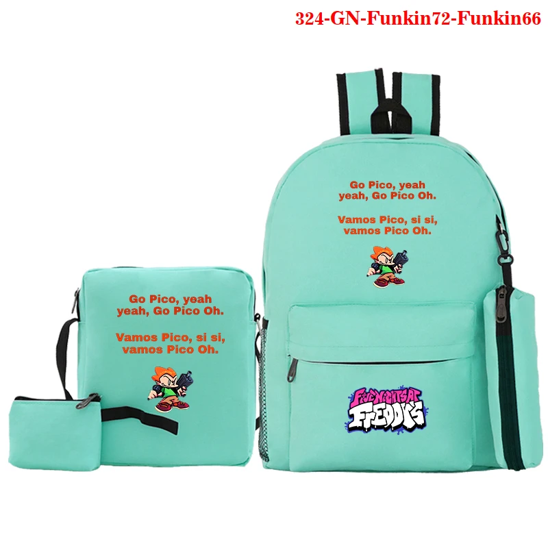 

Friday Night Funkin Print Backpack Schoolbag Friday Night Funkin Pen Bag Student Bookbag School Bag Mochila Teen Travel Rucksack