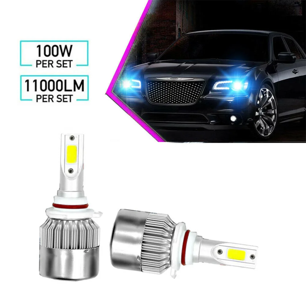 2 шт. 8000K светло голубые светодиодсветодиодный лампы для фар 9012 2011 Chrysler 2014