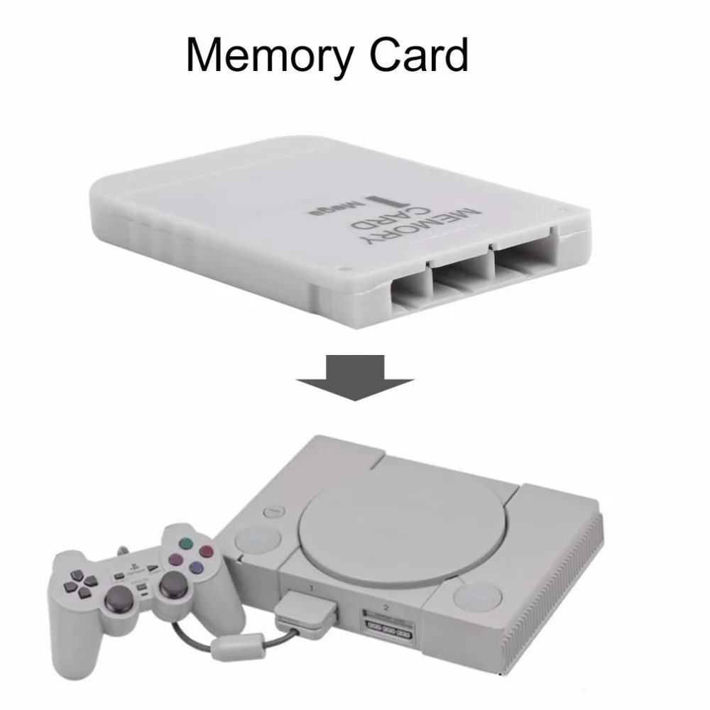 Для PS1 карта памяти 1 мега для Playstation одна PSX игра Полезная практичная доступная белая м Мб|Картриджи| |
