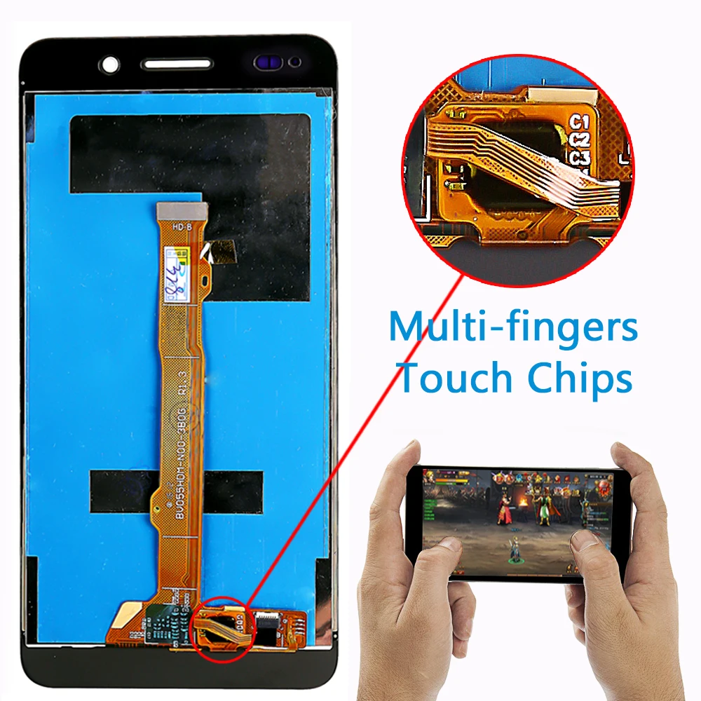 Huawei Y6II Y6 II 5 дюймов ЖК дисплей CAM L23 L03 L21 AL00 сенсорный экран дигитайзер для сборки