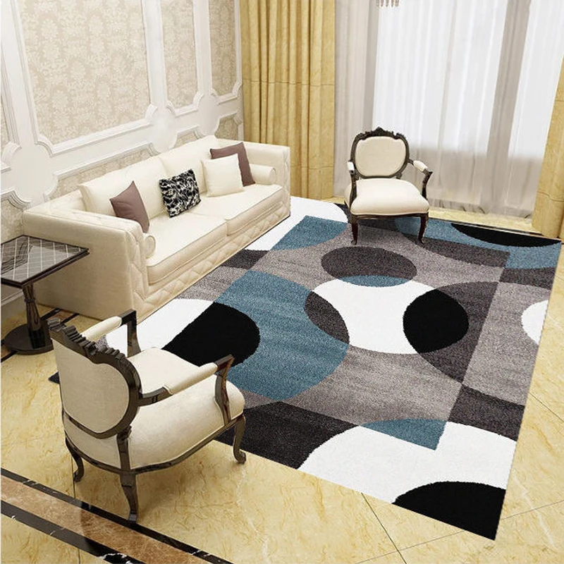 

Geometric living room carpet sofa coffee table cushion modern minimalist bedroom bedside cushions full of cute room home