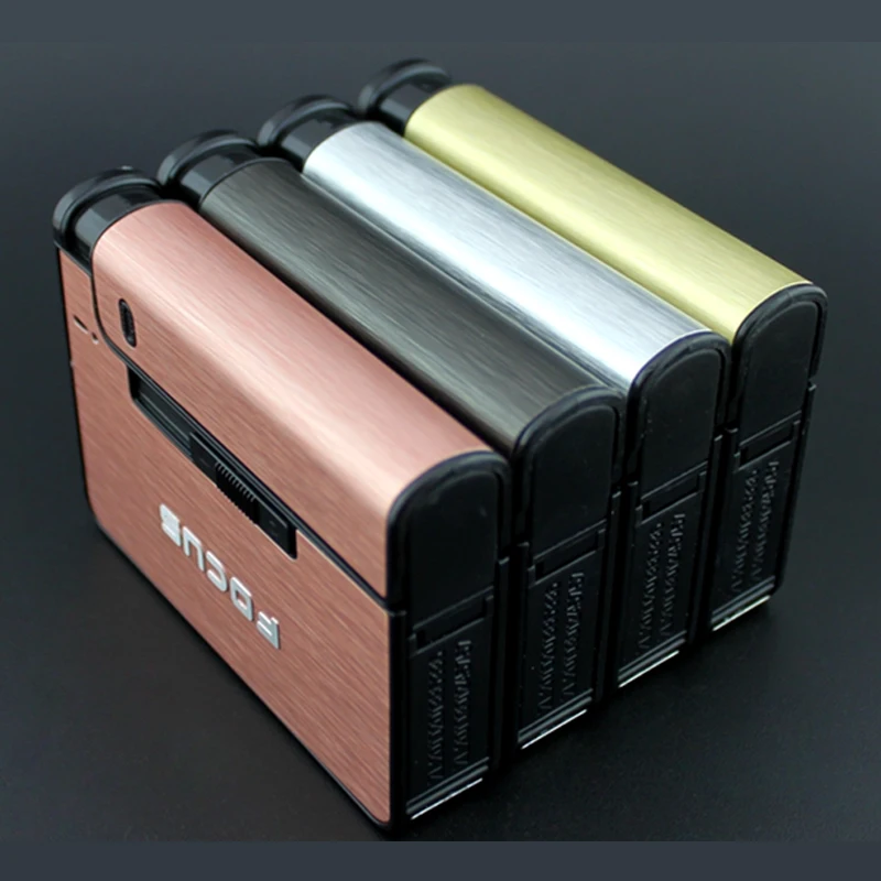 Сигаретная коробка 10 палочек алюминиевый сплав Пластиковая сигарета чехол