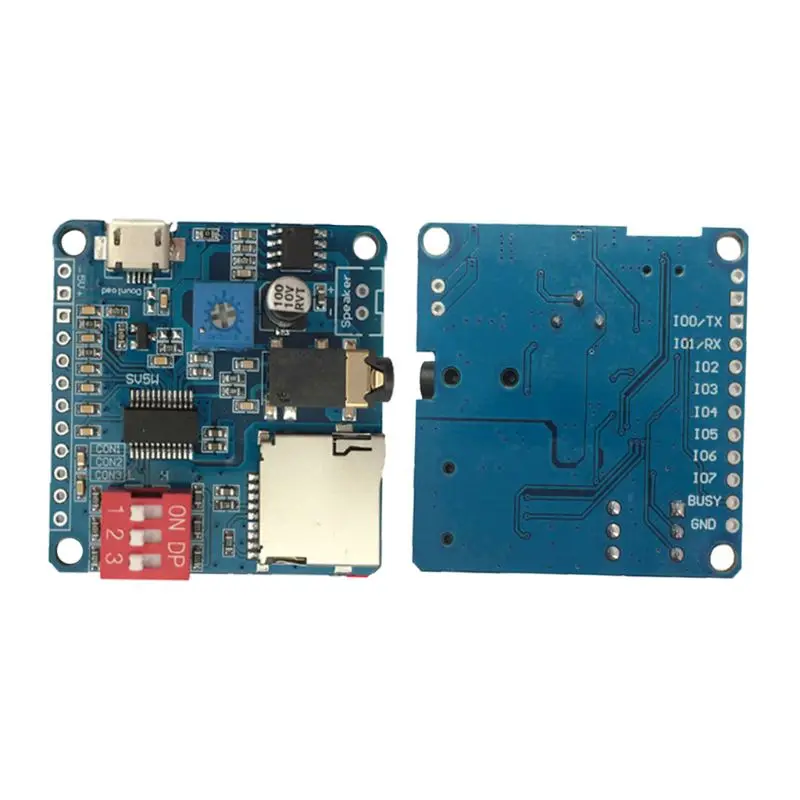 Мини DY SV5W MP3 плеер модуль триггер/серийный Порты и разъёмы Управление звукового