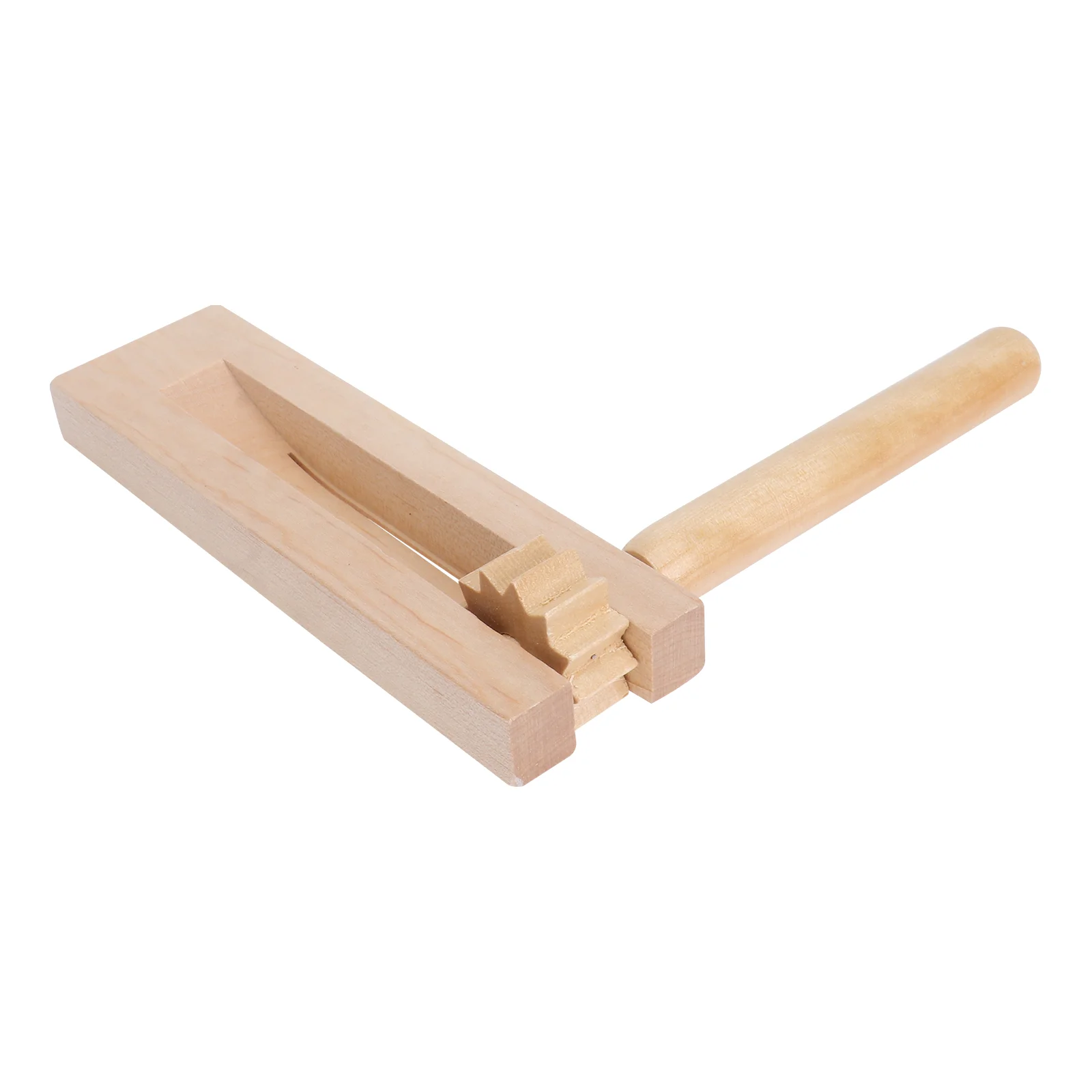 

1pc Wooden Ratchet Noise Maker Toy Traditional Matraca for Parties