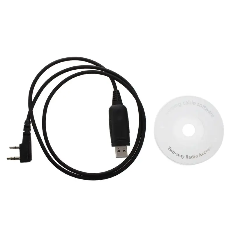 USB Кабель для программирования Baofeng UV 5R 3R + двухстороннее радио с драйверами