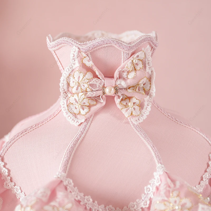 Настольные лампы с часами для девушек светодиодные современные светильники из