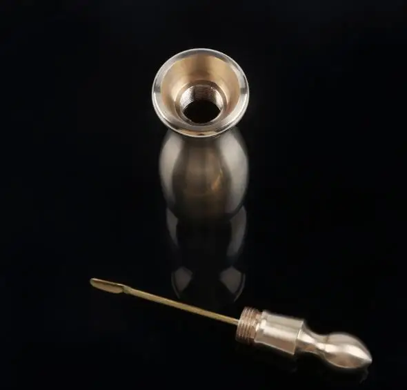 Бутылка для табака из чистой меди с большой емкостью металлический дозатор