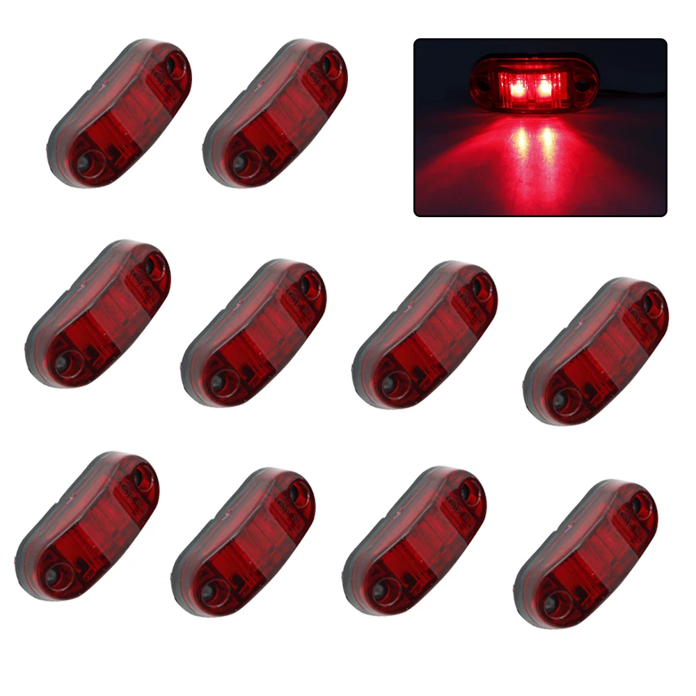 2 шт. 12 В светодиодные боковые габаритные фонари автомобильные Внешние огни