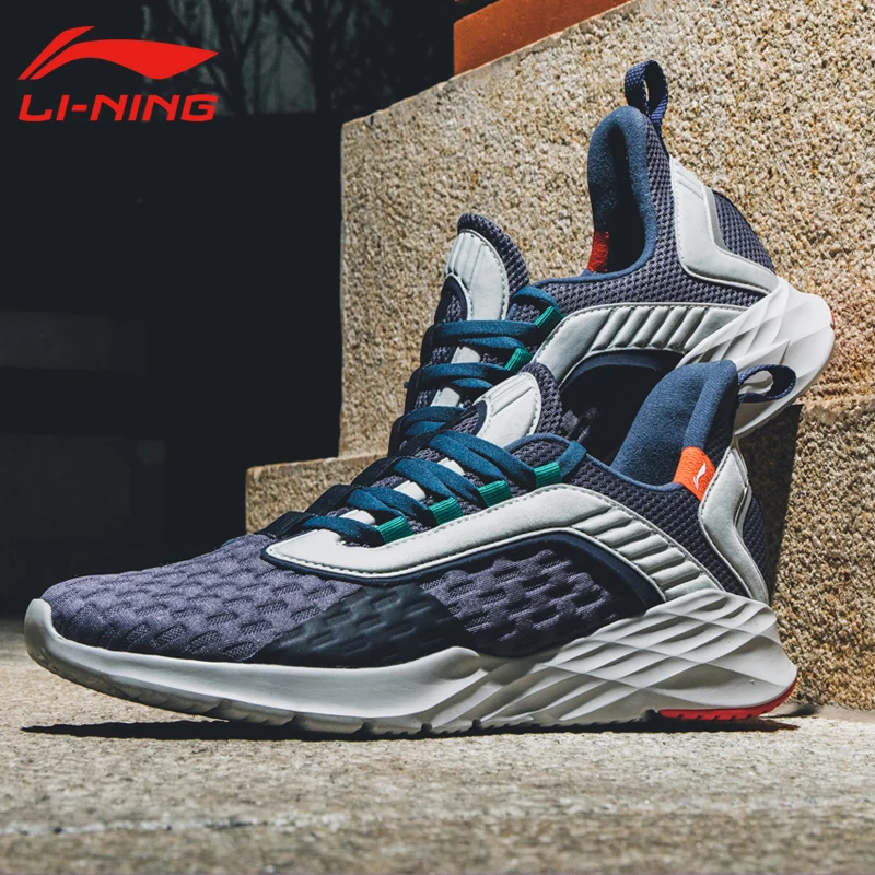 (Перерыв код) Li Ning Для мужчин CRAZY RUN удобные кроссовки для бега обувь на плоской
