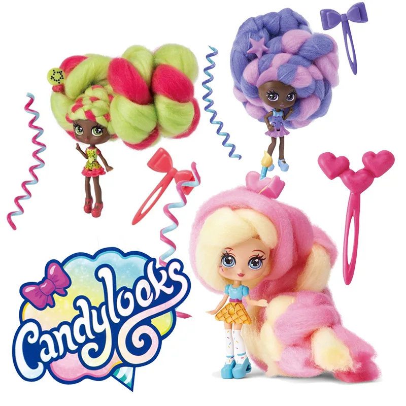One Rando Candylocks-Mu&ntilde;eca de algod&oacute;n de az&uacute;car, mu&ntilde;eco de pelo trenzado, mu&ntilde;eca de ni&ntilde;a, caja ciega, joyer&iacute;a trenzada, mu&ntilde;eco de pelo, juguete, regalo de cumplea&ntilde;os-1