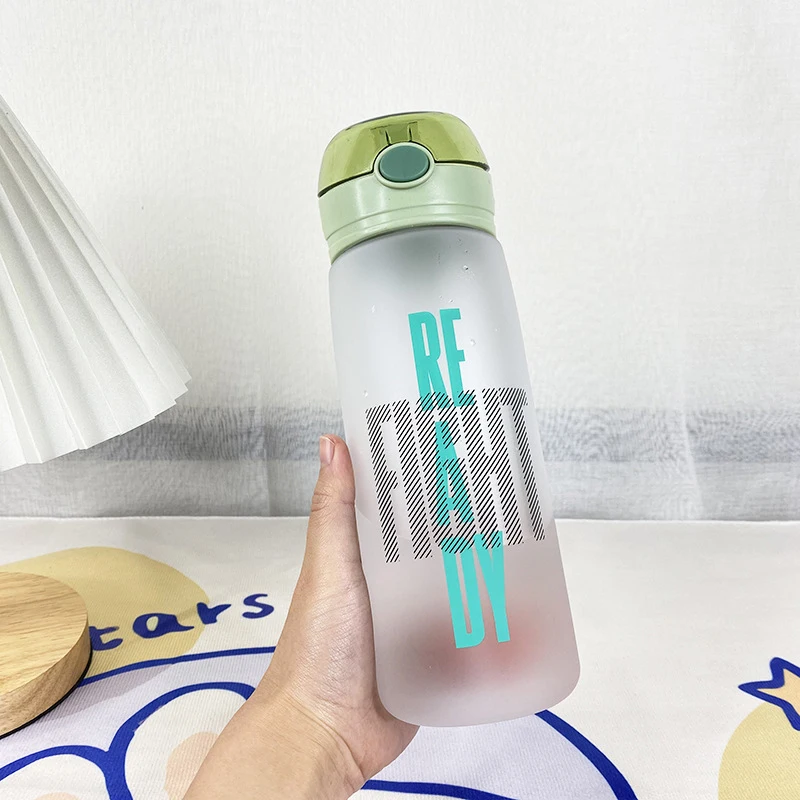 

520ml/630ml/730ml Sports Water Bottles Plastic Portable Drink Bottle Tarvel Cup Shaker Gym Drinking Bottles Eco Friendly