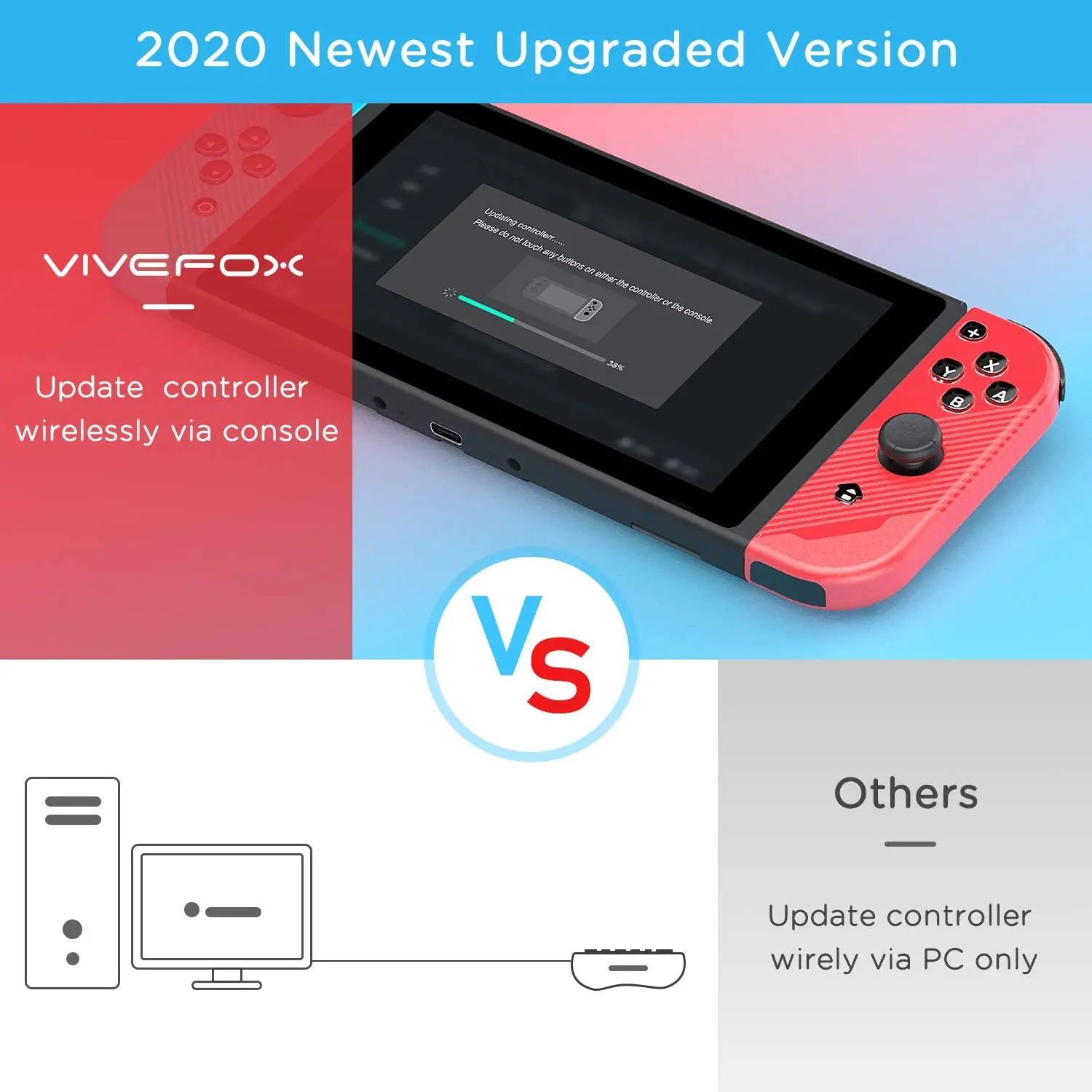 

4pcs Switch Wireless Controller Left Right Bluetooth Gamepad For Nintend Switch NS Joy Game con Handle Grip For Switch Joy game