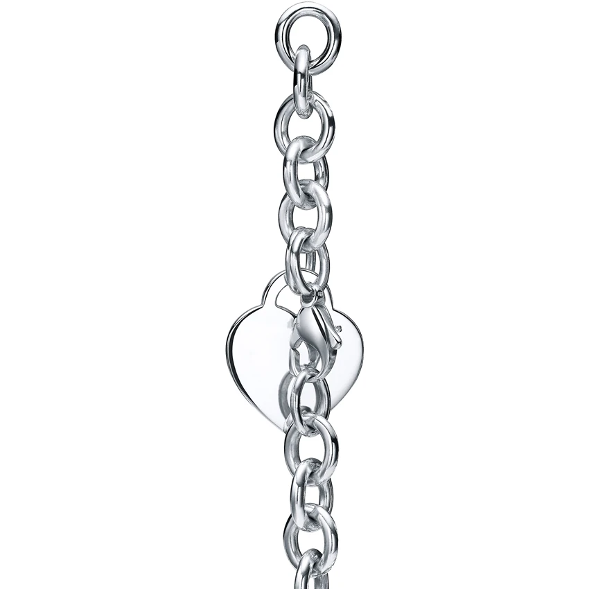 

Hot cool hot style lovers heart hanging bracelet