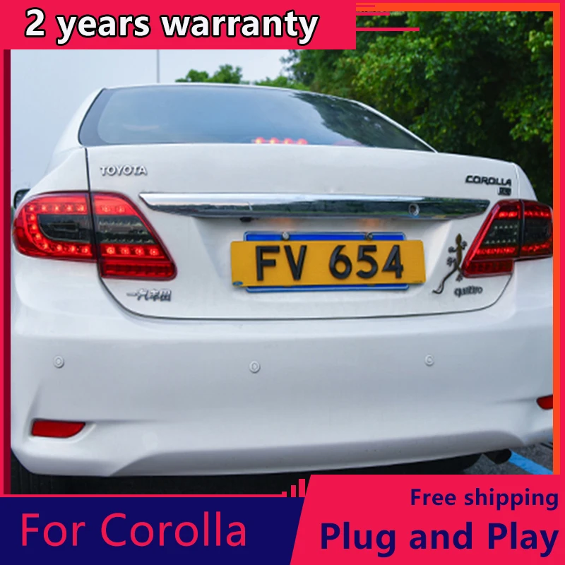 

KOWELL Car Styling for COROLLA TAIL Lights LED Tail Light LED Rear Lamp DRL+Brake+Reversing+Signal LIGHT Automobile Accessories