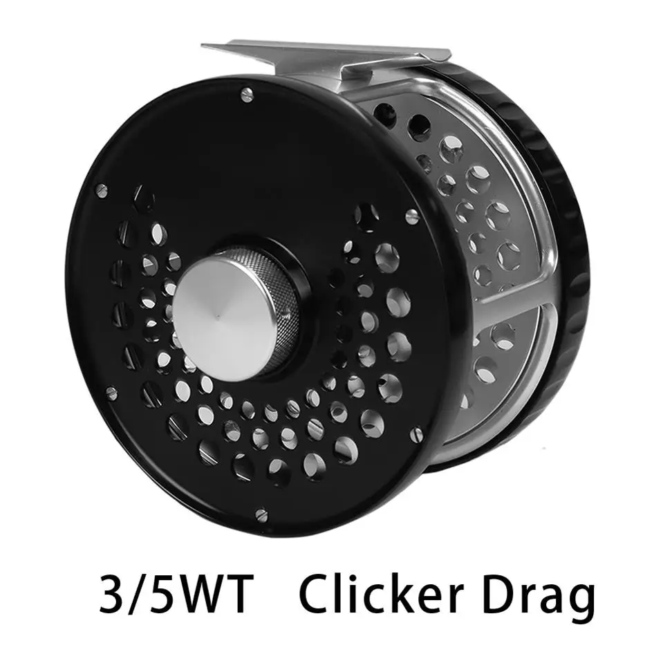 Maximumcatch CLA 3-10WT Классическая катушка для ловли нахлыстом система дисковой тяги с ЧПУ машина резки T6061 алюминиевая Летающая катушка - Цвет: 3 to 5 wt clicker