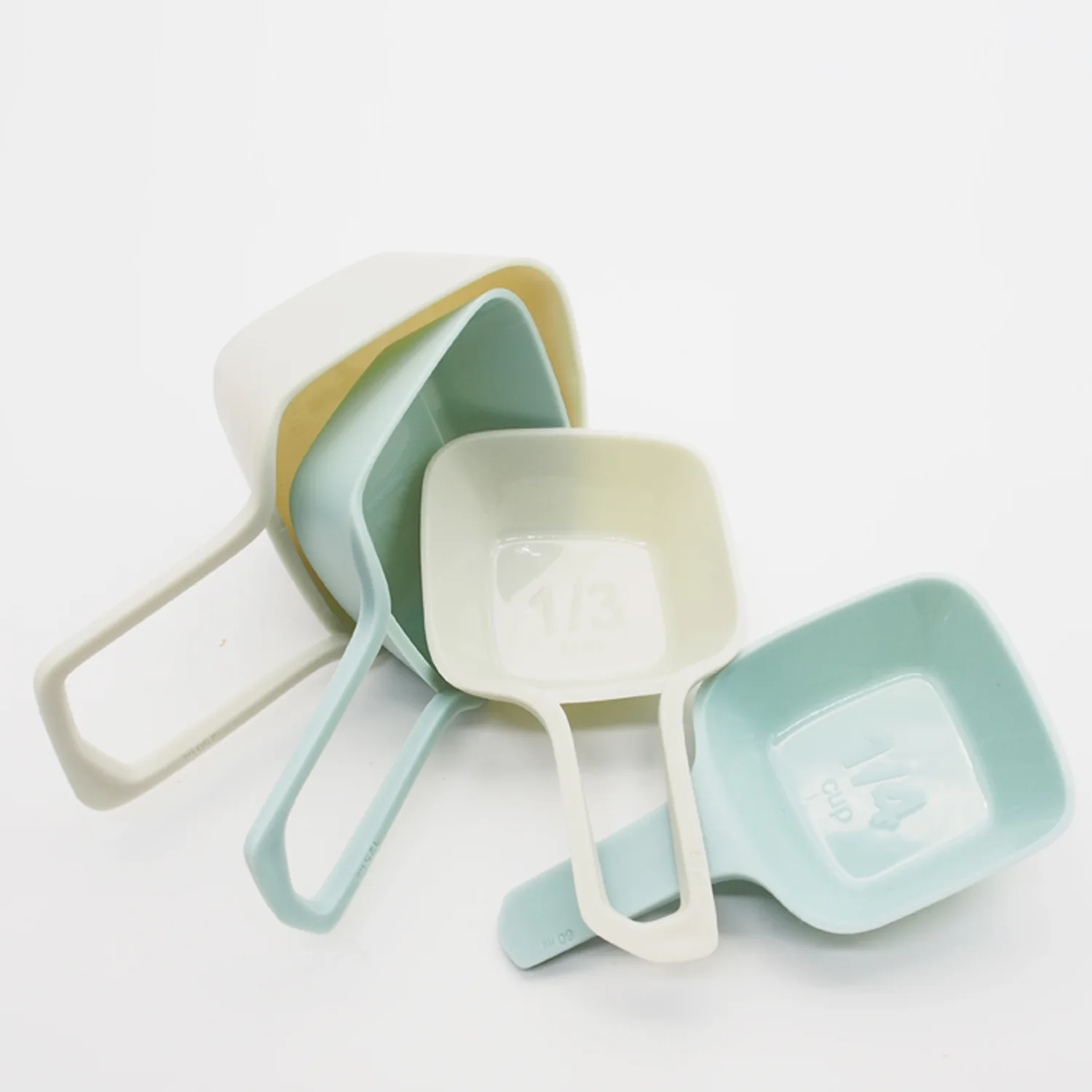 Пластиковая ложка для пищевых продуктов набор из 4 мерных ложек в комплекте со