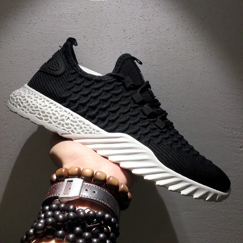 2019 мужские кроссовки на шнуровке высокого качества Нескользящие комфортные