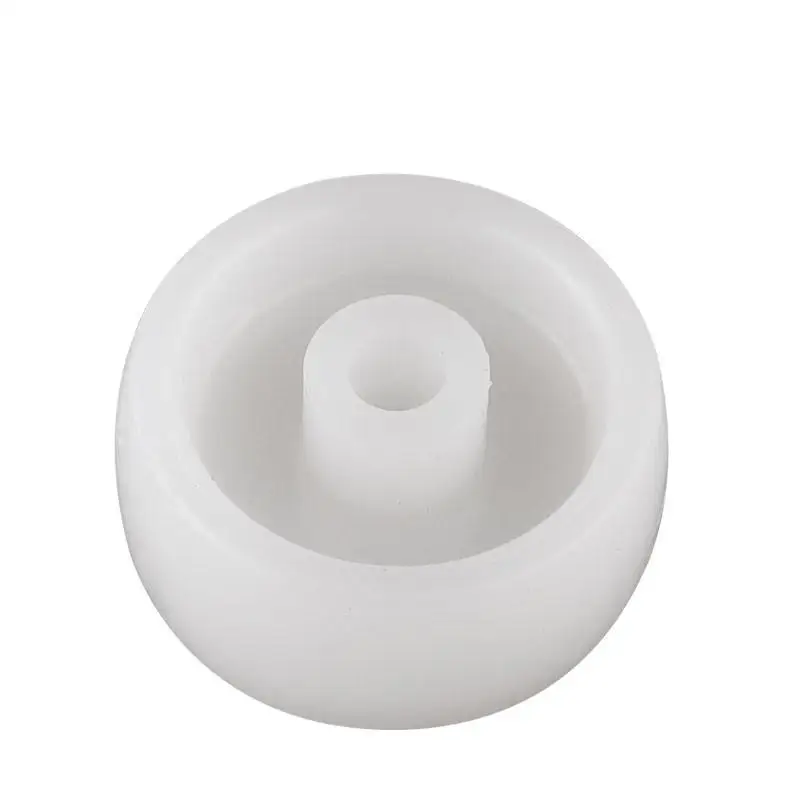 Ролики 10 шт./лот 1 дюйм белые полипропиленовые одноколесные износостойкие