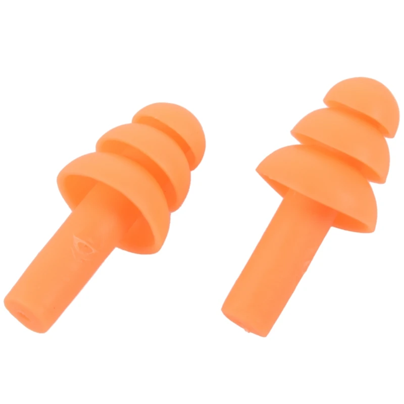 2 x защитный силиконовый чехол для плавания оранжевого цвета|Клипсы носа ушей| |