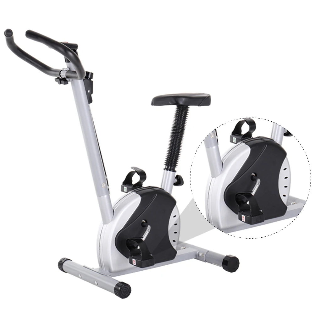 

1 Set Stationary Bike Exercise Cycling Bike Fitness Spinning Upright Bike