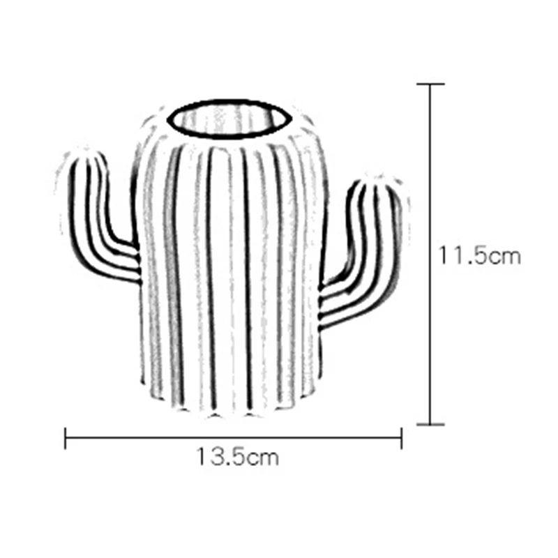 

Large Capacity Creative Pen Holder Cute Cactus Pencil Pot Student Desktop Multifunction Storage Box Office Supplies
