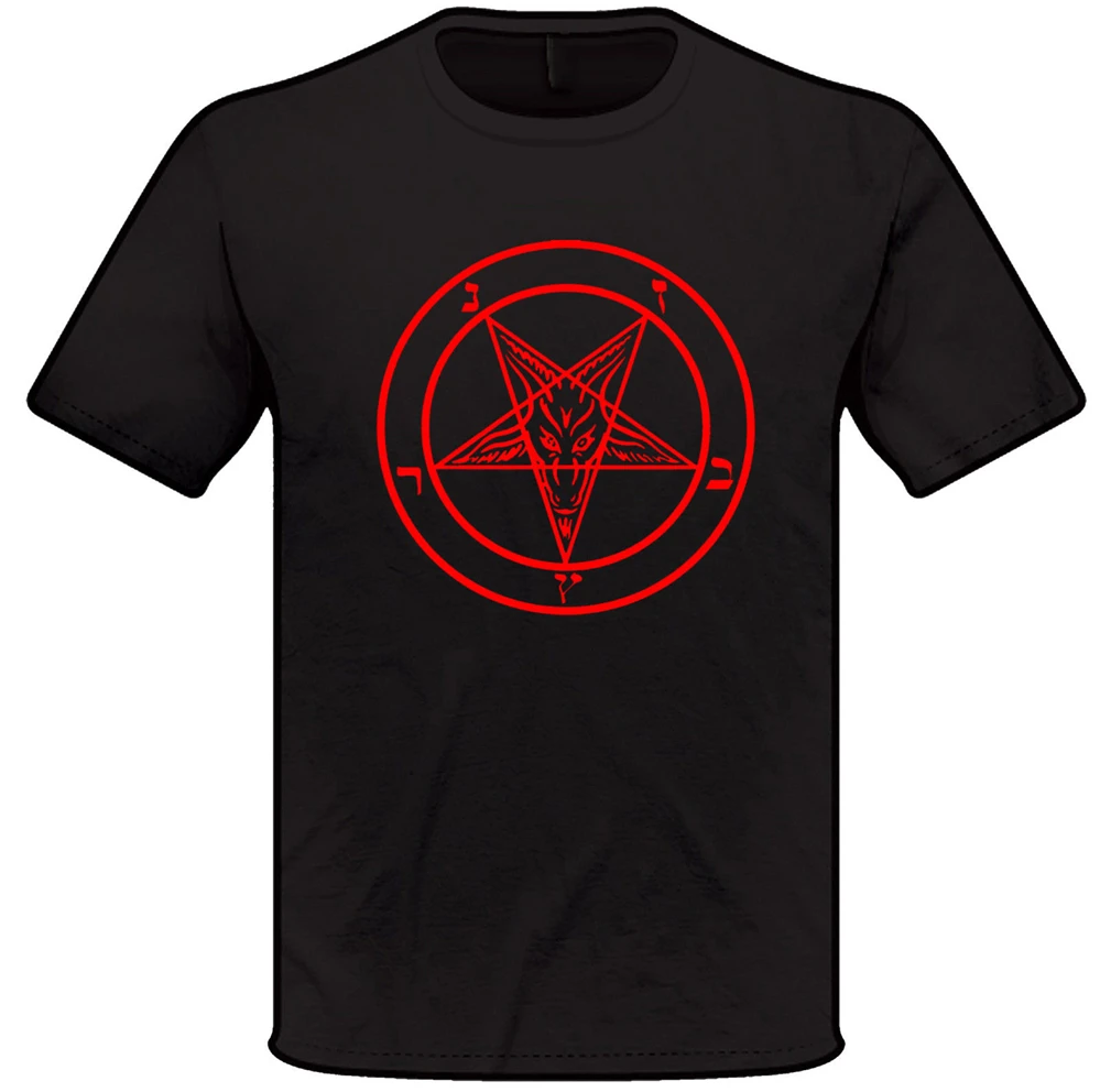 Baphomet Symbol футболка для мужчин и женщин сатанинская церковная готика unholy размера